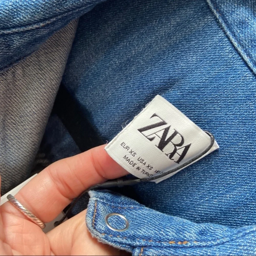 NWT Zara The Denim Dress